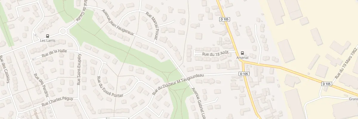 Plan du 13 Av Jean Feugereux au Coudray