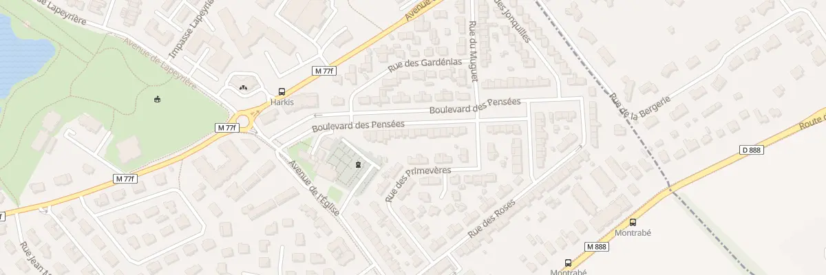 Plan du 16 Bd des Pensées à Saint-Jean