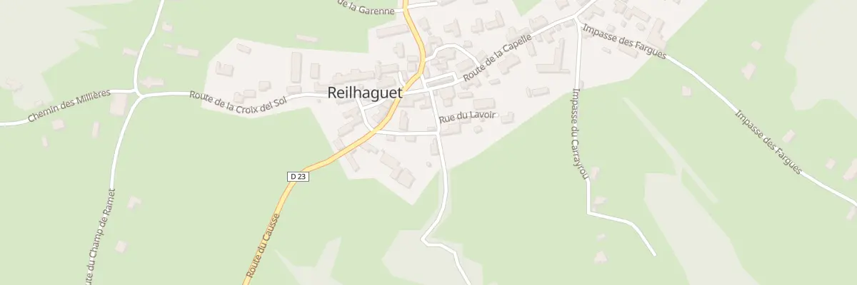 Plan du 5064A Reilhaguet à Reilhaguet