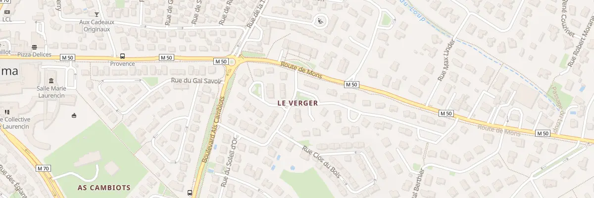 Plan du 14 Rue St Amans à Balma