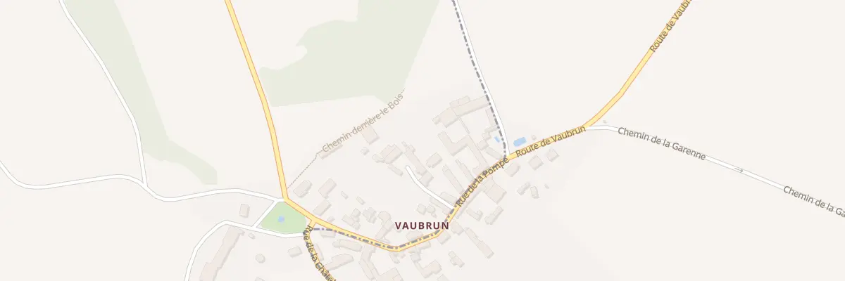 Plan du 221 Vaubrun à Chaudon