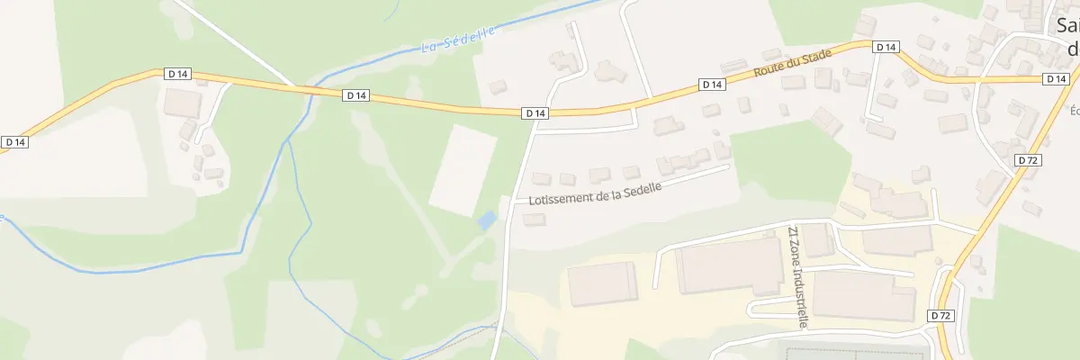 Plan du 1 Lot de la Sedelle à Saint-Agnant-de-Versillat