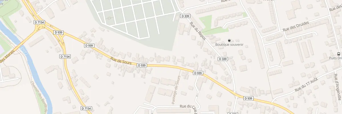 Plan du 57 Rue de Sours à Chartres