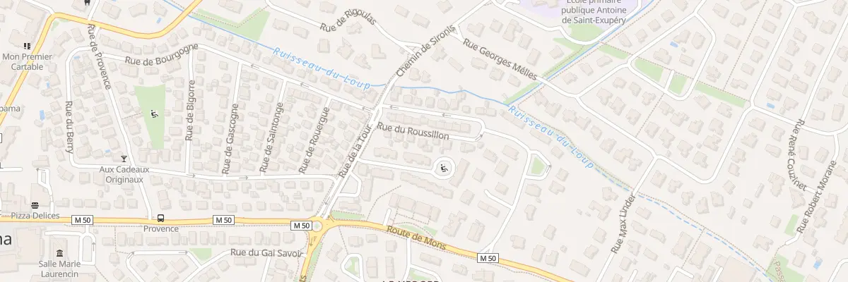 Plan du 10 Rue du Roussillon à Balma