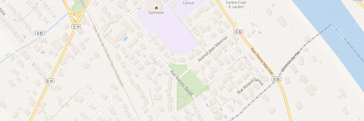 Plan du 14 Rue Jean Mermoz à Villemur-sur-Tarn