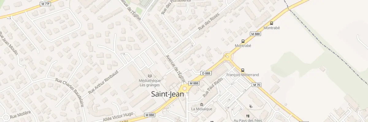 Plan du 4 Rue des Roses à Saint-Jean