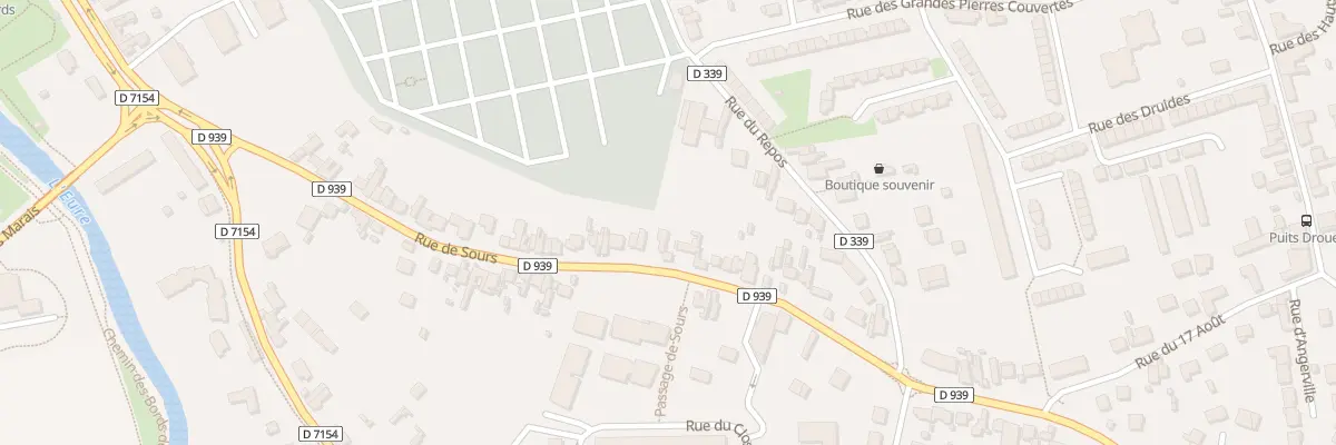 Plan du 59 Rue de Sours à Chartres