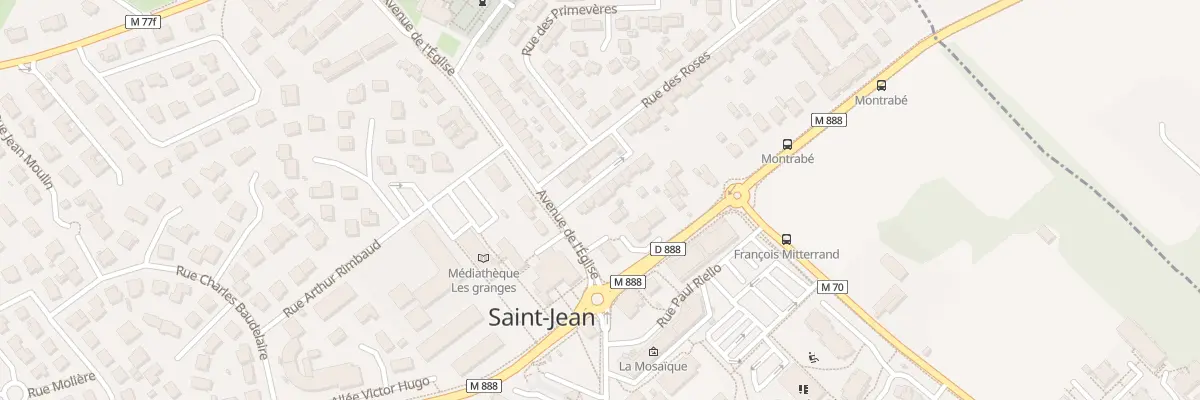 Plan du 6 Rue des Roses à Saint-Jean