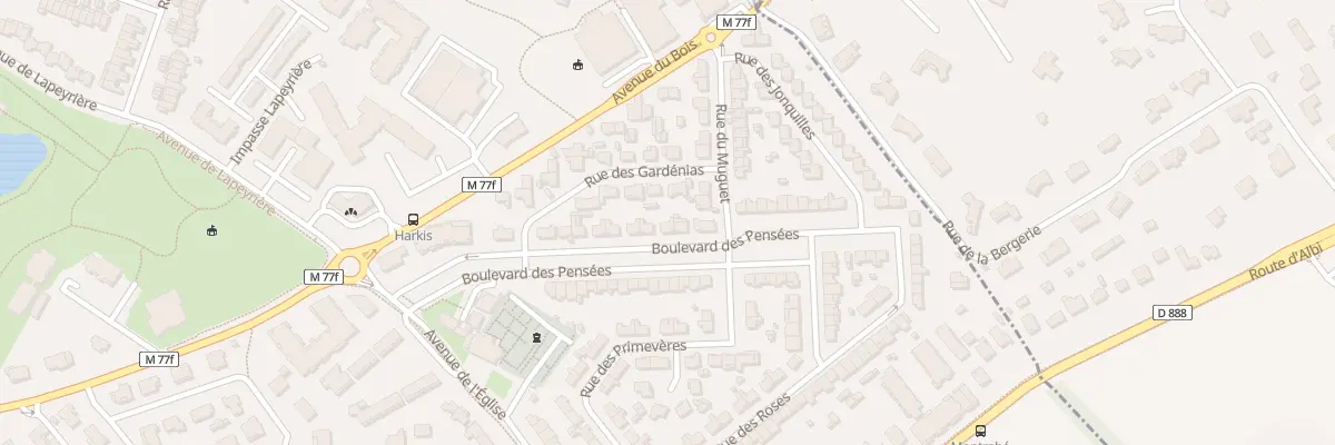 Plan du 17 Bd des Pensées à Saint-Jean
