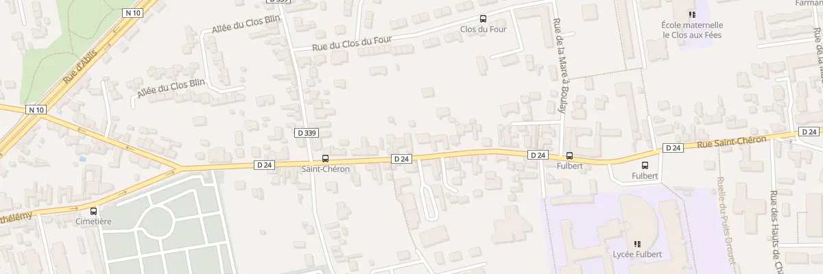 Plan du 31 Rue Saint-Chéron à Chartres