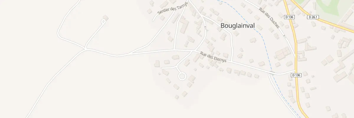 Plan du 10 Imp des Eternys à Bouglainval