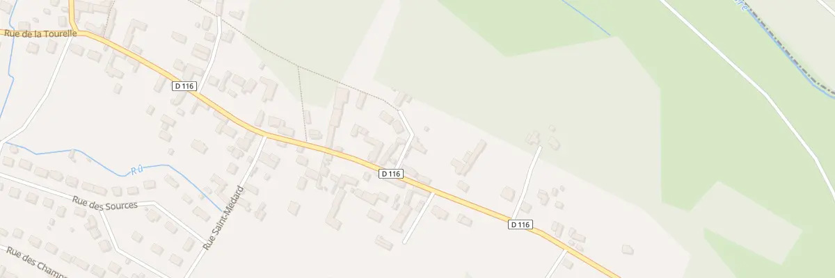 Plan du 28 Rue des Graviers à Chaudon