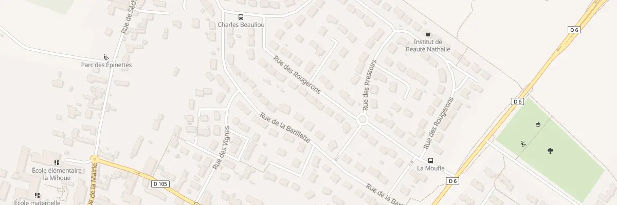 Plan du 93 Rue des Rougerons à Champhol