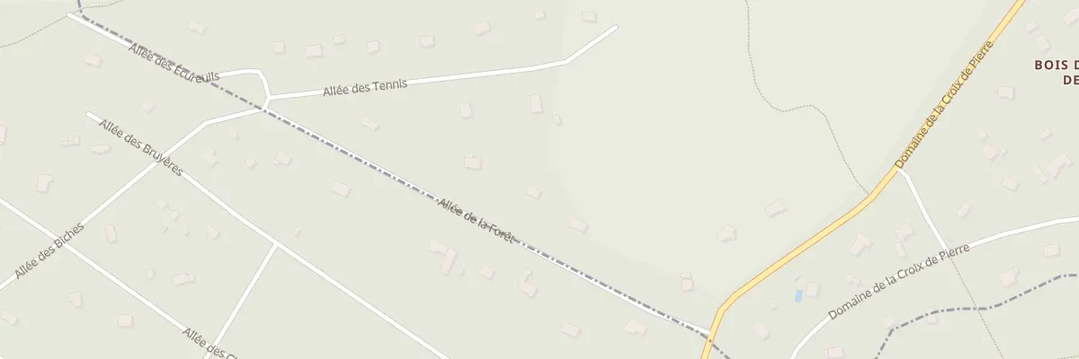 Plan du 17 All de la Forêt à Croisilles