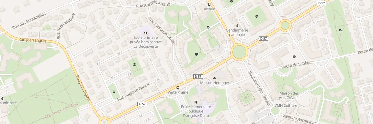 Plan du 2 Rue Toulouse Lautrec à Castanet-Tolosan