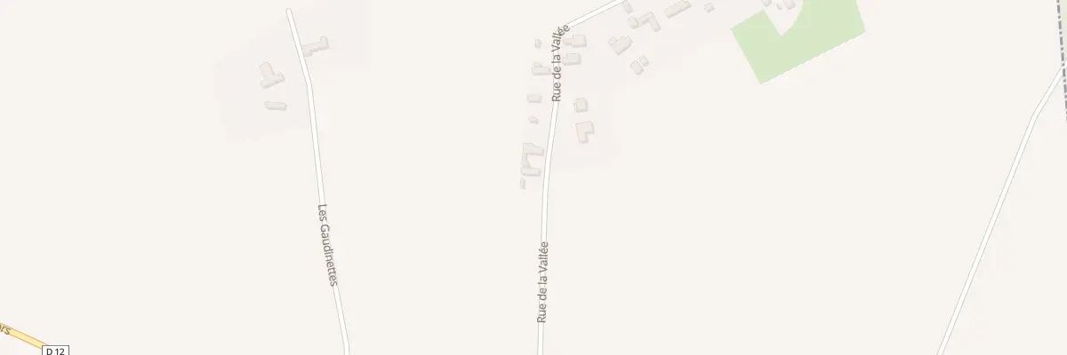 Plan du 3 Rue de la Vallee à Coudray
