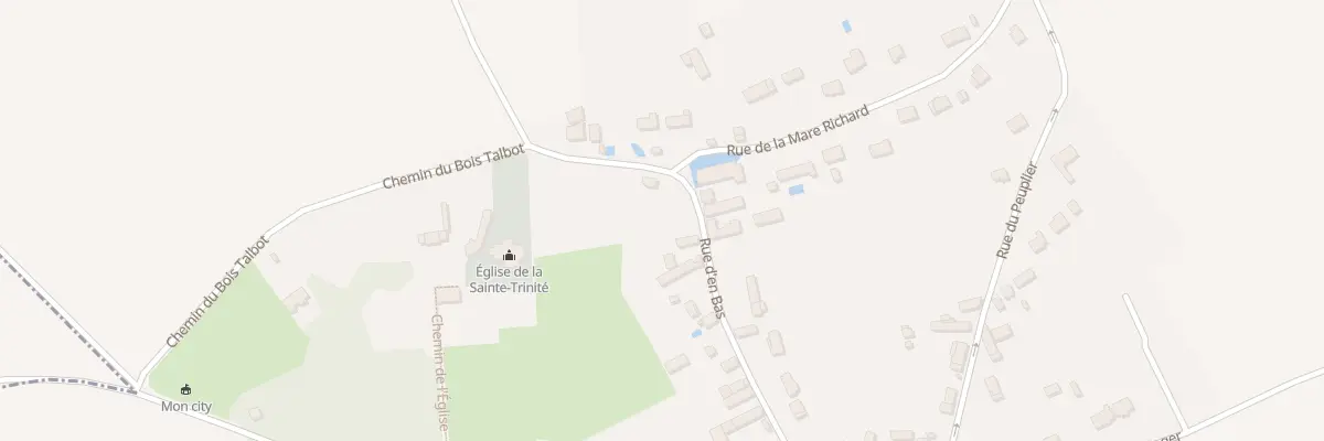 Plan du 23 Rue d’En Bas à Saint-Illiers-le-Bois