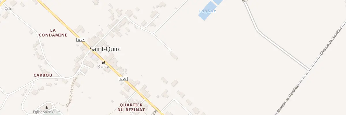 Plan du 49 Le Village à Saint-Quirc