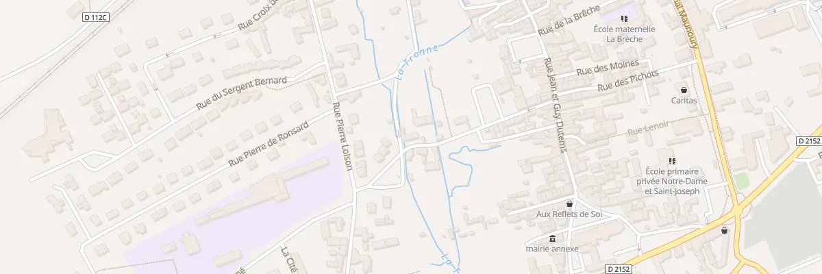 Plan du 14 Rue Toutevoie à Mer