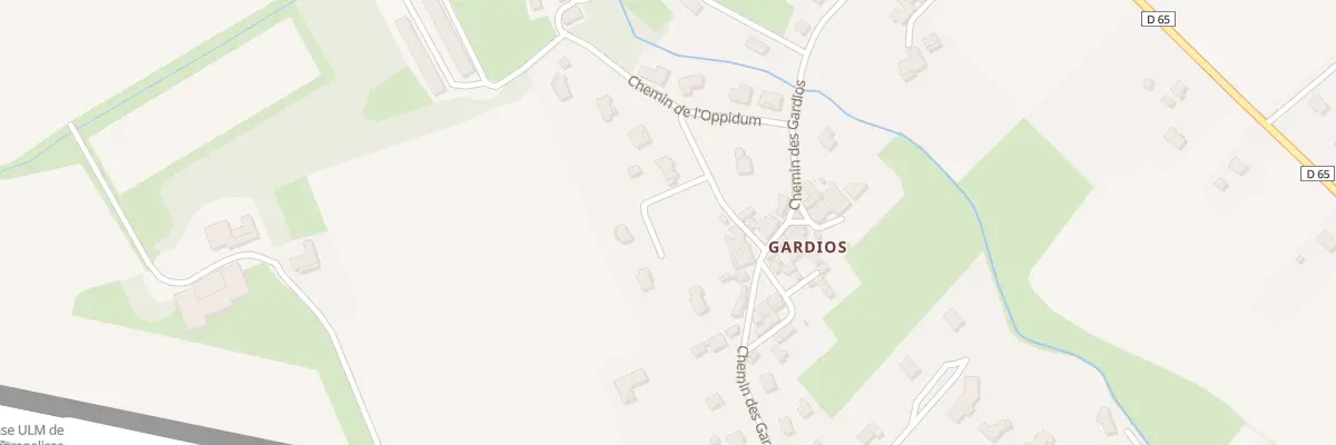 Plan du 1015 Che des Gardios à Nègrepelisse
