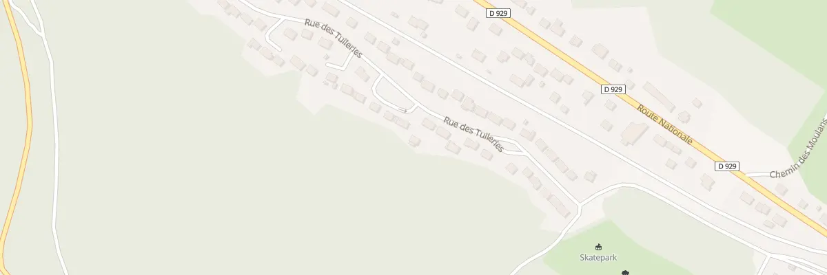 Plan du 60 Rue des Tuileries à Chaudon