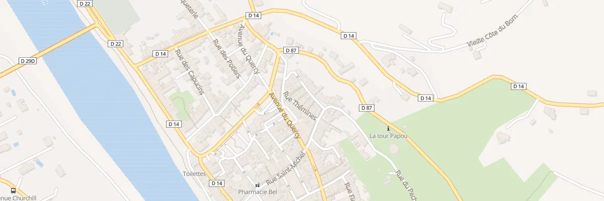 Plan du 16 Rue Thémines à Villemur-sur-Tarn