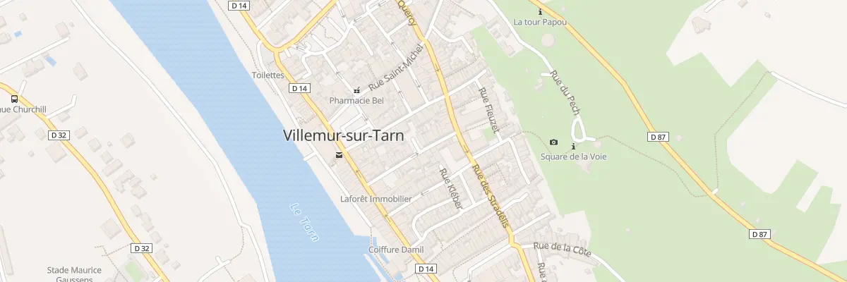 Plan du 26 Rue Colonel Caillassou à Villemur-sur-Tarn