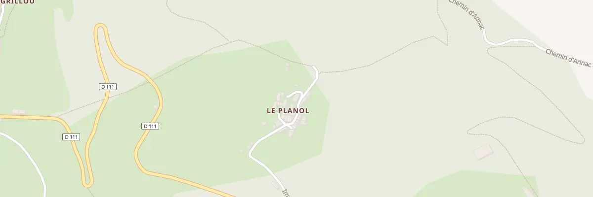 Plan du 191A Planol à Brassac