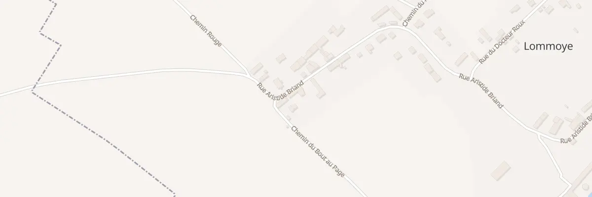 Plan du 33 Rue Aristide Briand à Lommoye