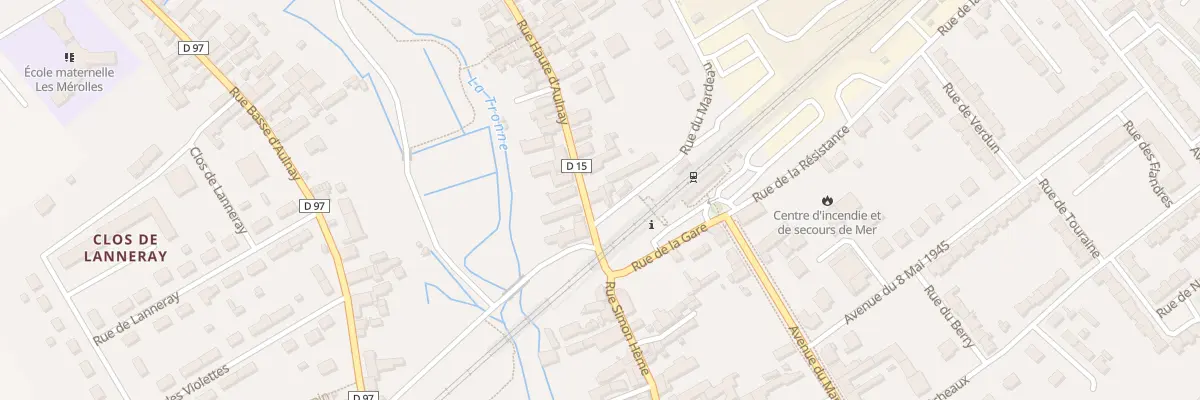 Plan du 2 Rue Haute d’Aulnay à Mer