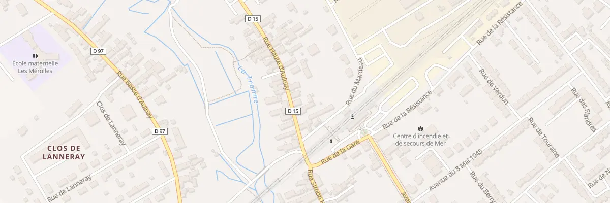 Plan du 6 Rue Haute d’Aulnay à Mer
