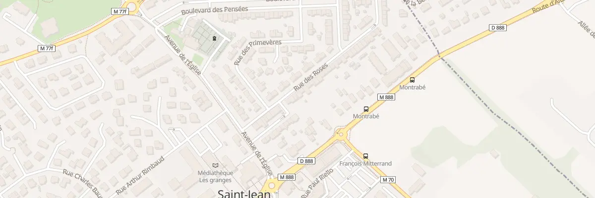 Plan du 24 Rue des Roses à Saint-Jean