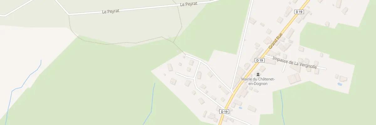 Plan du 16 Rue des Sources au Châtenet-en-Dognon