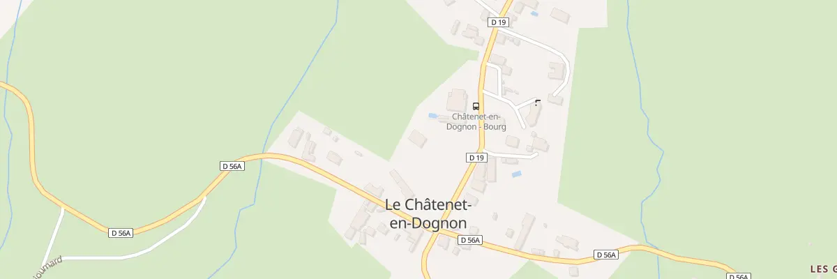 Plan du 2 Rue Grand Rue au Châtenet-en-Dognon