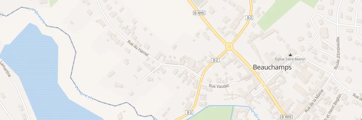Plan du 10 Rue du Hamel à Beauchamps