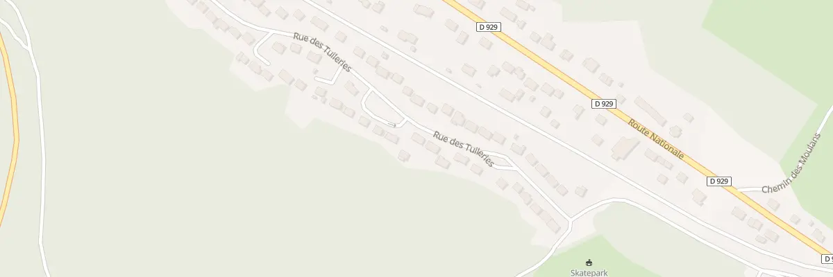Plan du 62 Rue des Tuileries à Chaudon