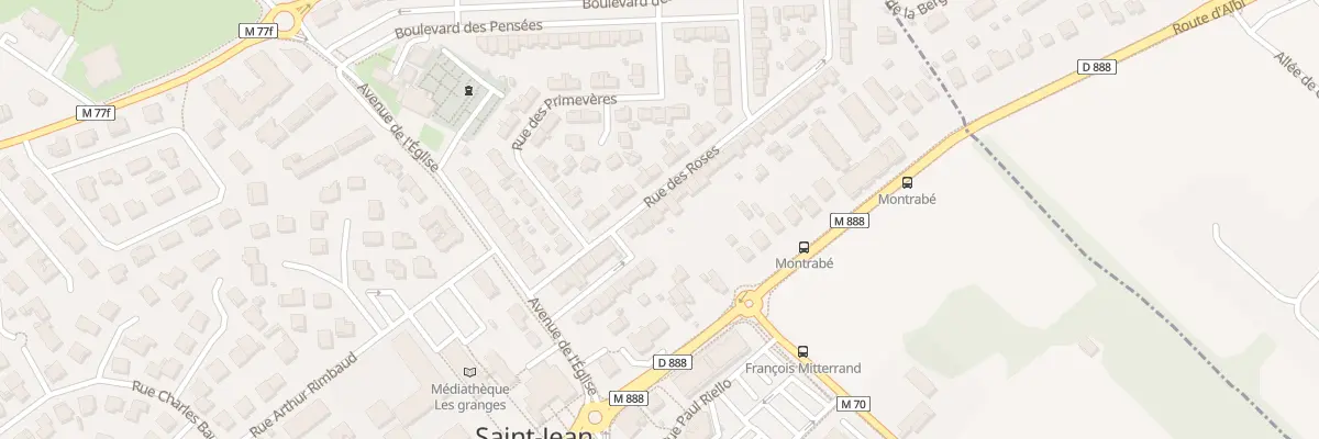 Plan du 26 Rue des Roses à Saint-Jean
