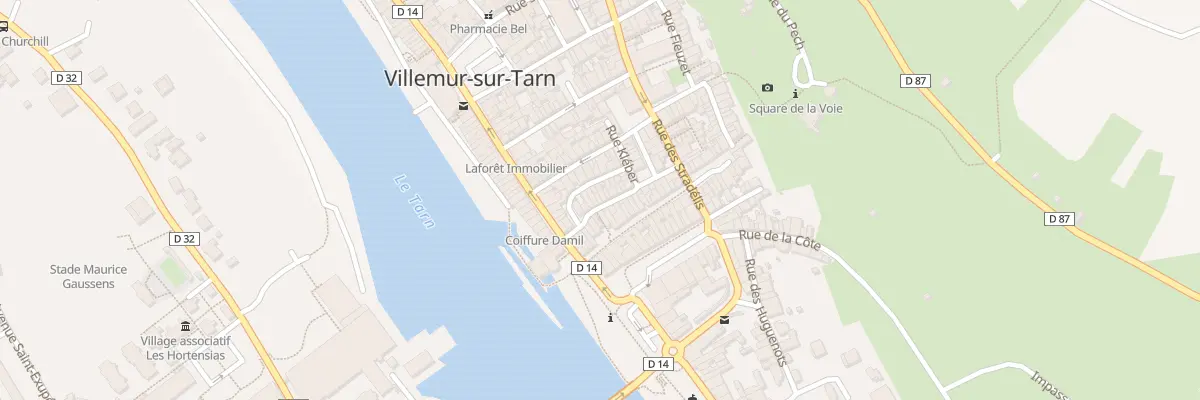 Plan du 14 Rue des Remparts N Dame à Villemur-sur-Tarn
