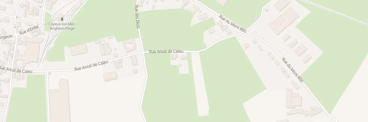 Plan du 58B Rue Ancel de Caïeu à Cayeux-sur-Mer