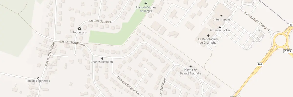 Plan du 18 Rue des Rougerons à Champhol