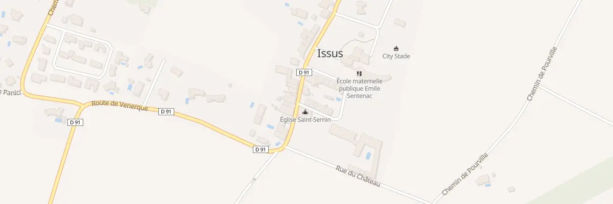 Plan du 1 Rue Raymond Corraze à Issus