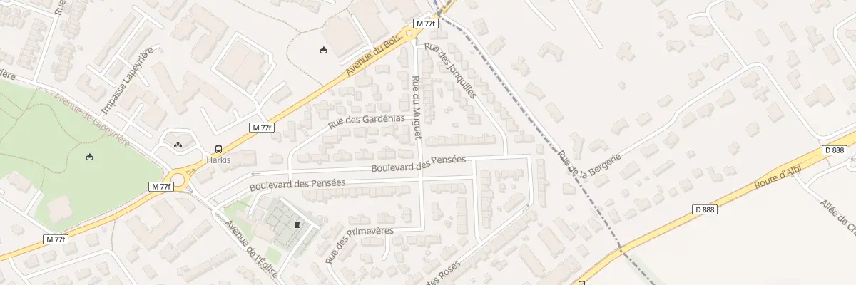 Plan du 23 Bd des Pensées à Saint-Jean