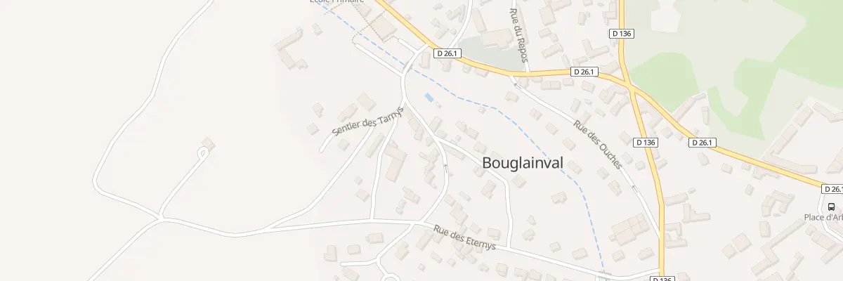 Plan du 6 Rue des Eternys à Bouglainval
