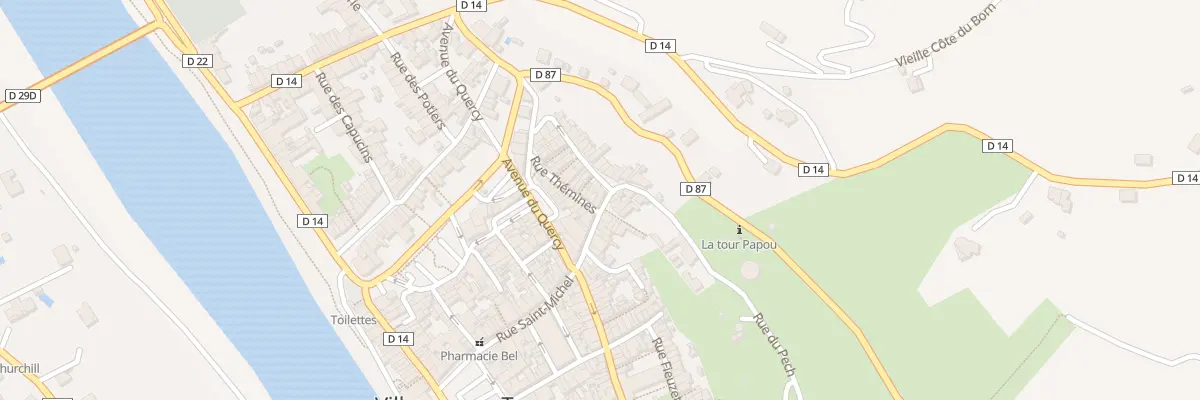 Plan du 2 Rue Thémines à Villemur-sur-Tarn