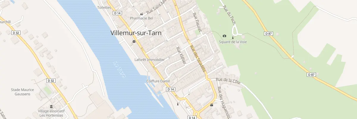Plan du 4 Rue Hoche à Villemur-sur-Tarn