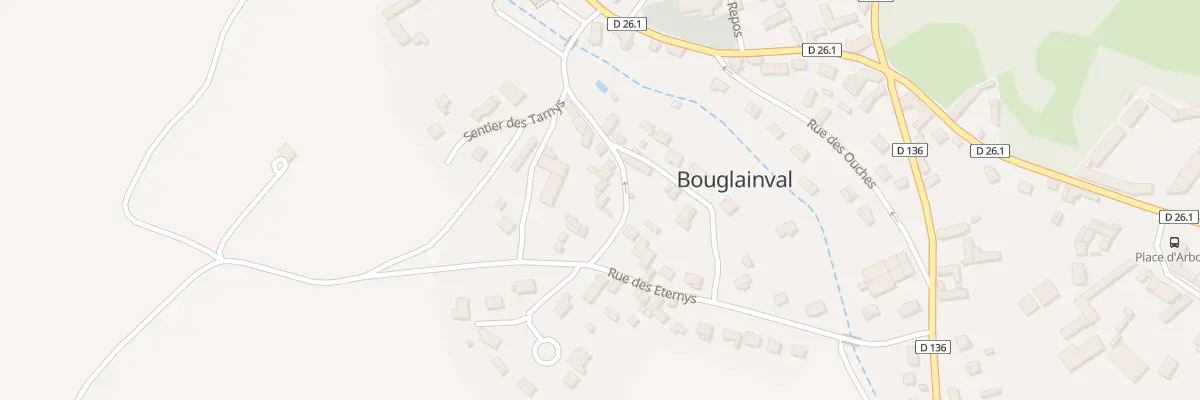 Plan du 12 Rue des Eternys à Bouglainval