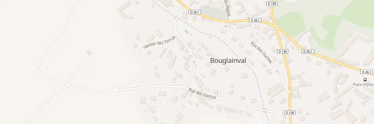 Plan du 10 Rue des Eternys à Bouglainval