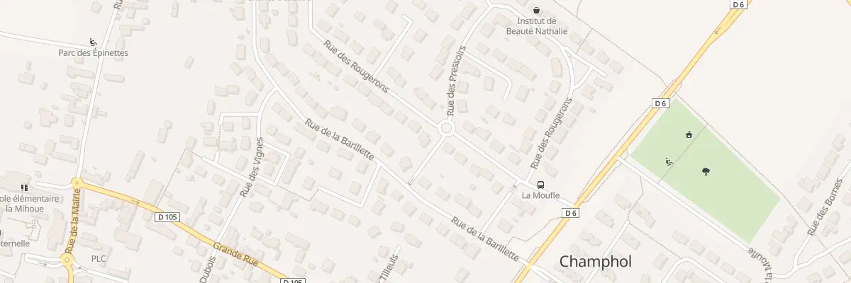 Plan du 85 Rue des Rougerons à Champhol