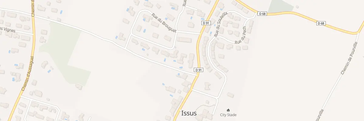 Plan du 28 Rue du Brouguet à Issus