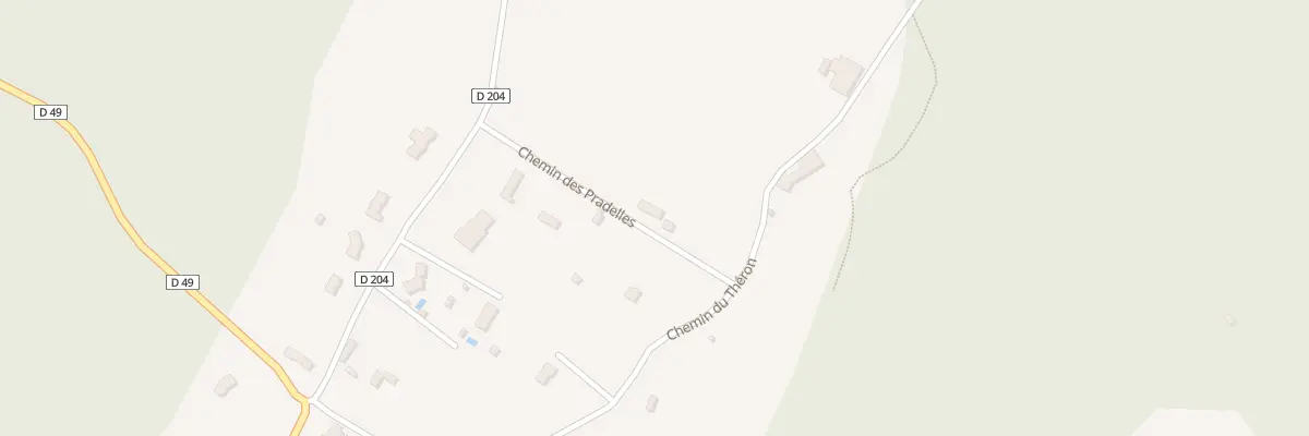Plan du 5073 Le Theron à Cieurac
